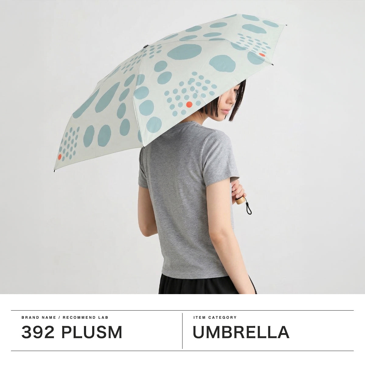 サンキューニプリュスエム 392 plusm 傘 折りたたみ レディース スリム 折りたたみ傘 軽量 UVカット コンパクト 晴雨兼用傘 日傘 雨傘 おしゃれ ブランド All weather light mini 55cm maru Q349 （BLUE） BLUE