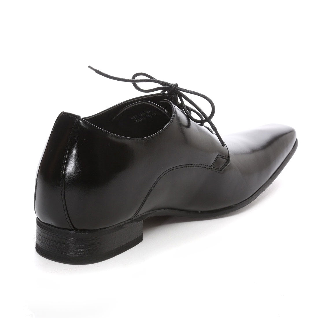 MM/ONE 6cm up long leg plain toe lace-up shoes