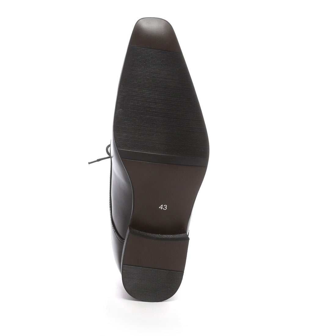 MM/ONE 6cm up long leg plain toe lace-up shoes
