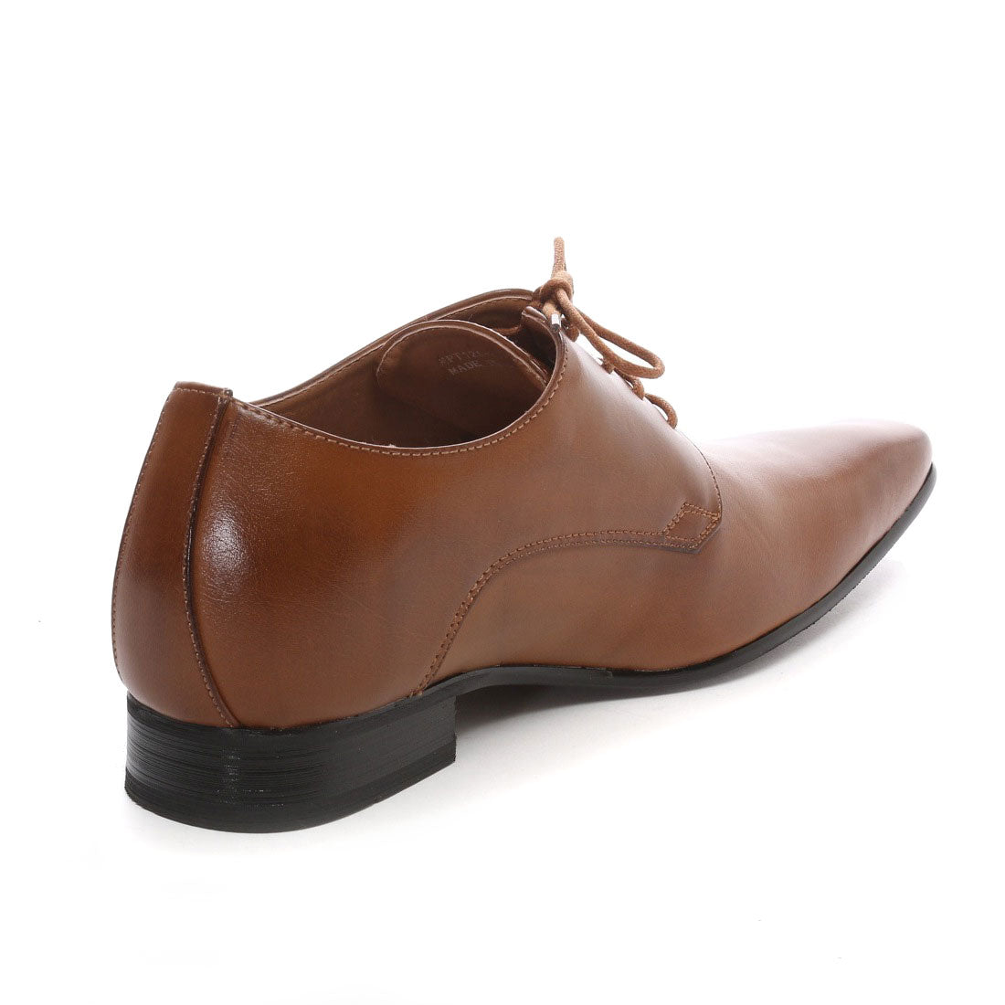 MM/ONE 6cm up long leg plain toe lace-up shoes