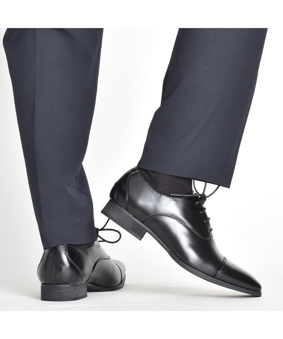 MM/ONE Straight-tip inner wing lace-up business shoes