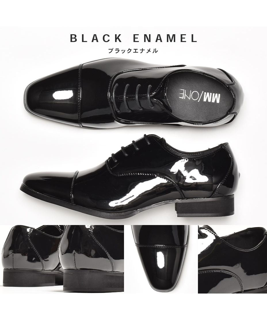 MM/ONE Straight-tip inner wing lace-up business shoes