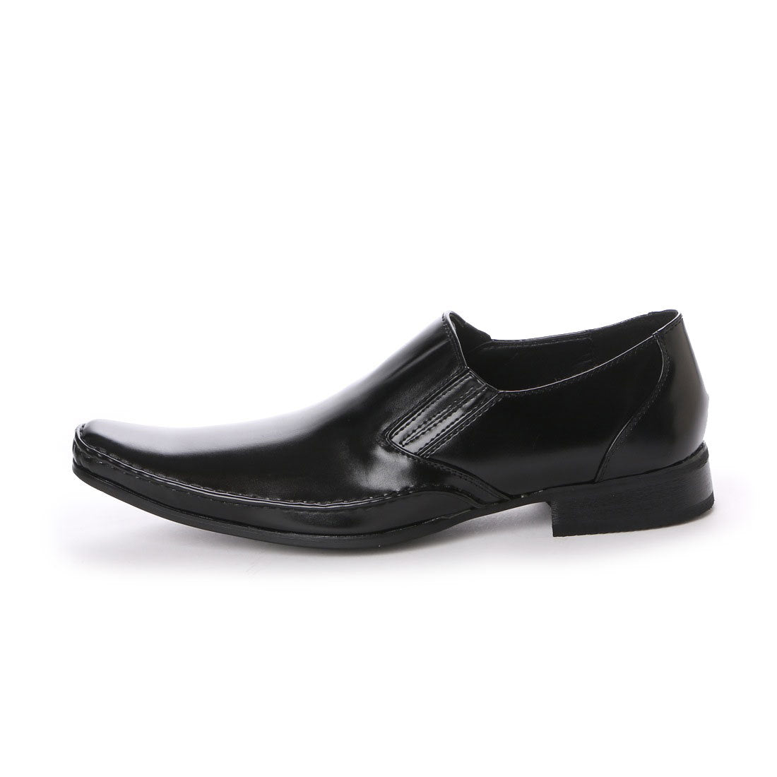 MM/ONE Plain Toe Long Nose Slip-on Business Shoes