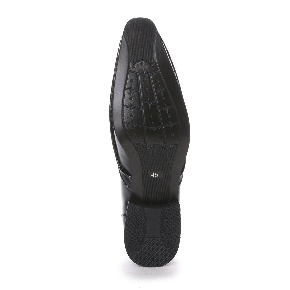 MM/ONE Plain Toe Long Nose Slip-on Business Shoes