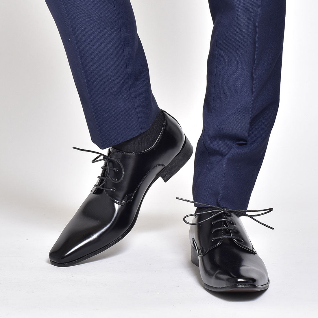 MM/ONE Plain Toe Lace-Up Dress Shoes