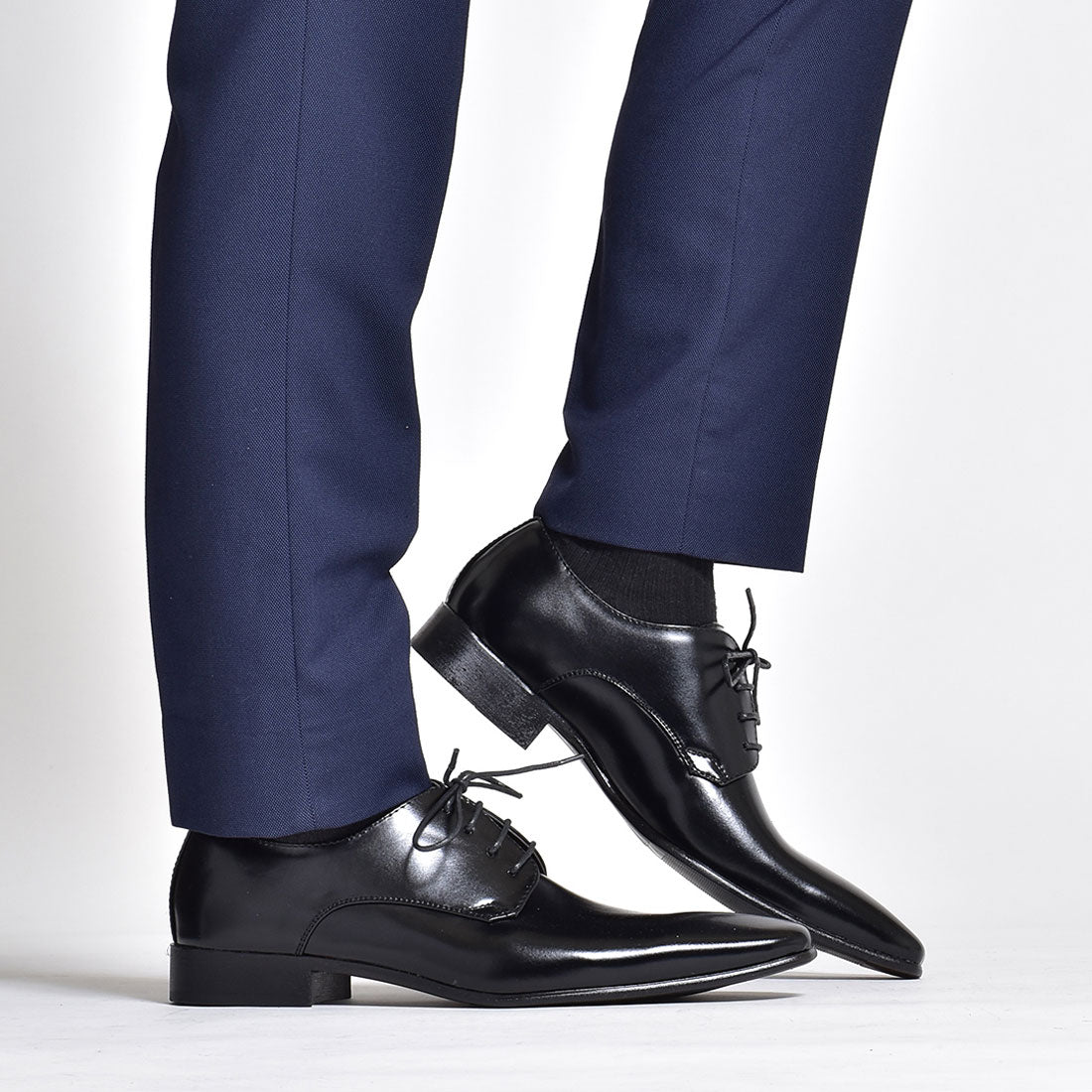 MM/ONE Plain Toe Lace-Up Dress Shoes