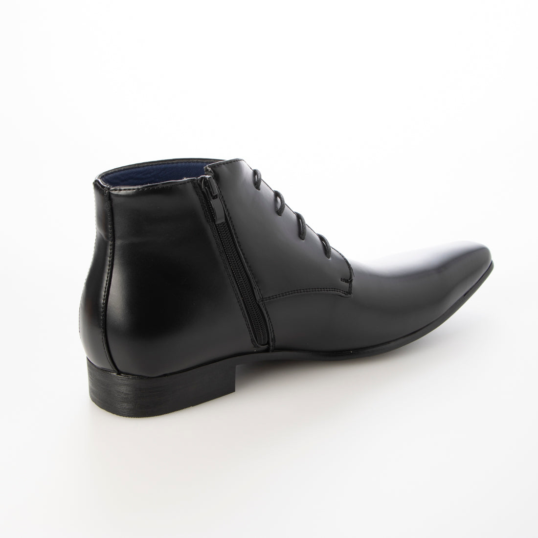 MM/ONE Plain Toe Wingtip Dress Boots