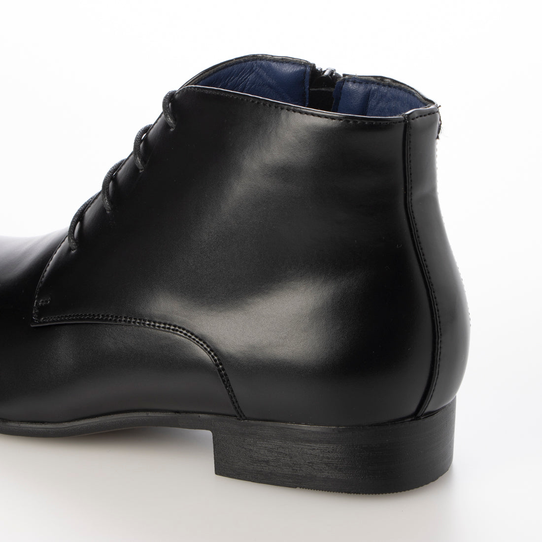 MM/ONE Plain Toe Wingtip Dress Boots