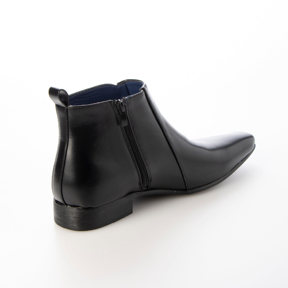 MM/ONE Double Monk Design Plain Toe Dress Boots