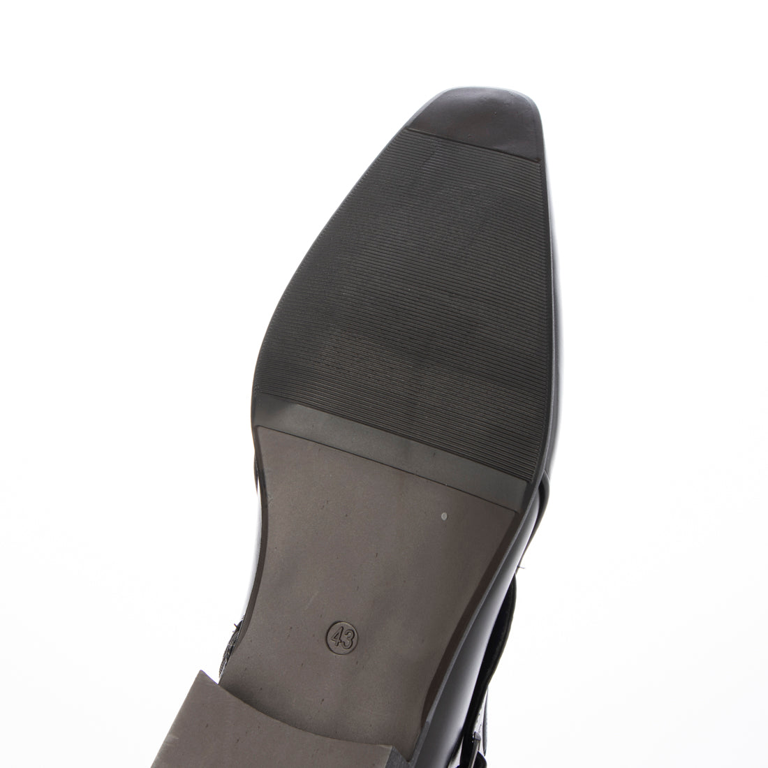 MM/ONE Double Monk Design Plain Toe Dress Boots