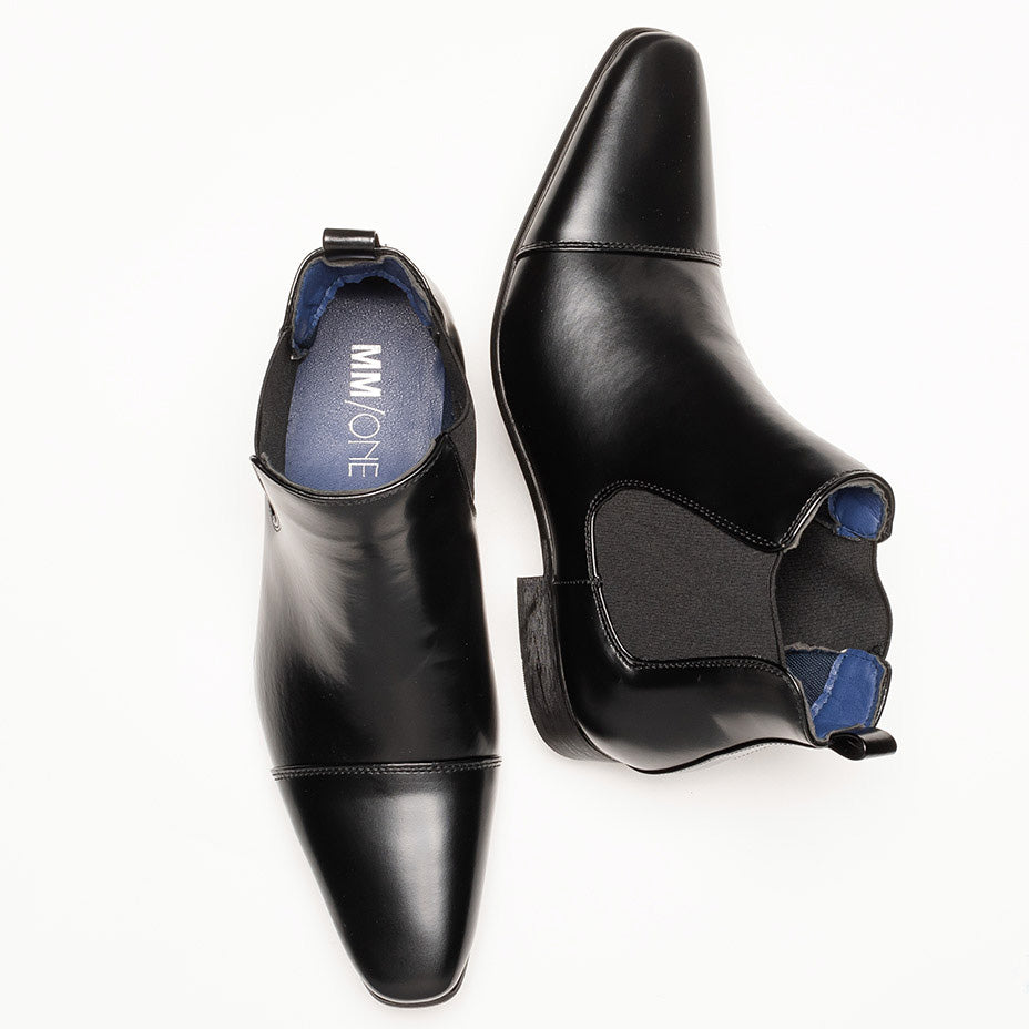MM/ONE Straight Tip Side Gore Dress Boots