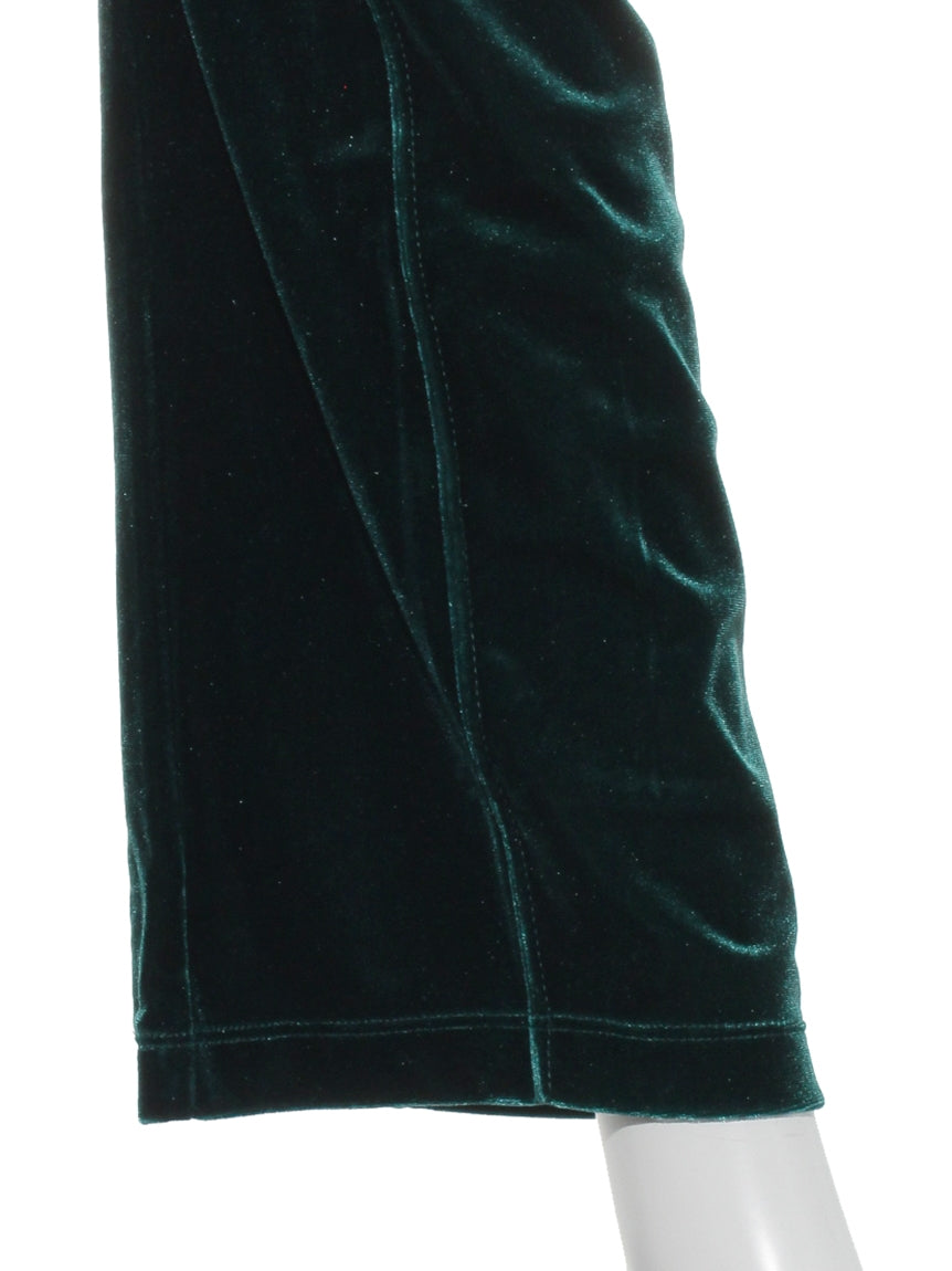 マウジー MOUSSY SW VELOR FLARE PT （グリーン） グリーン