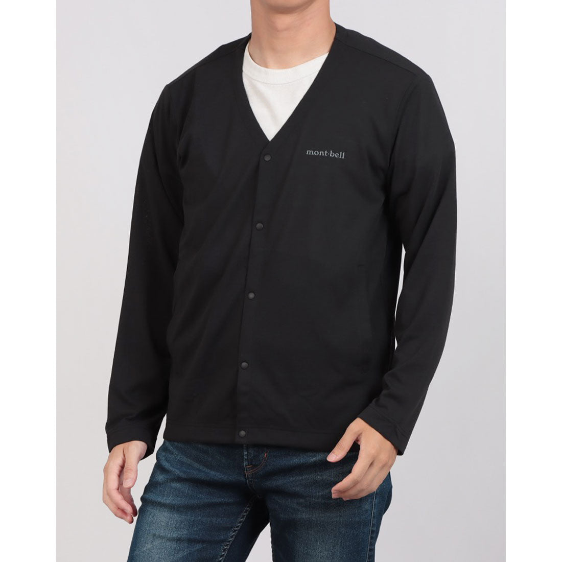 モンベル mont-bell モンベル WIC.カーディガン Men's 男性用 （ブラック） ブラック