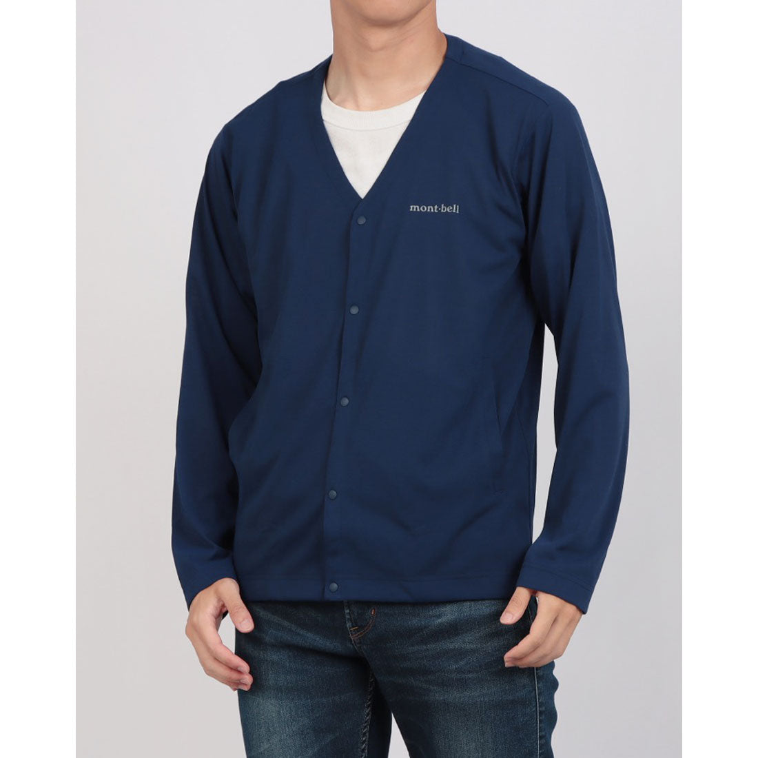モンベル mont-bell モンベル WIC.カーディガン Men's 男性用 （ネイビー） ネイビー