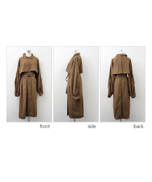 モードローブ MODE ROBE フライヨークステンカラーコート