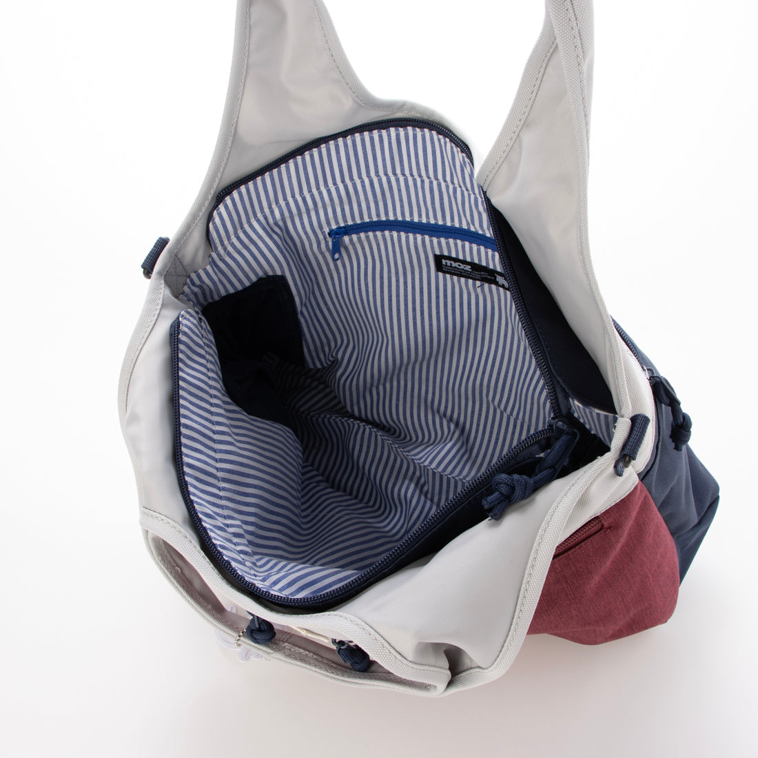 モズ moz 2wayバッグ （7030.グレー/ネイビー） 7030.グレー/ネイビー