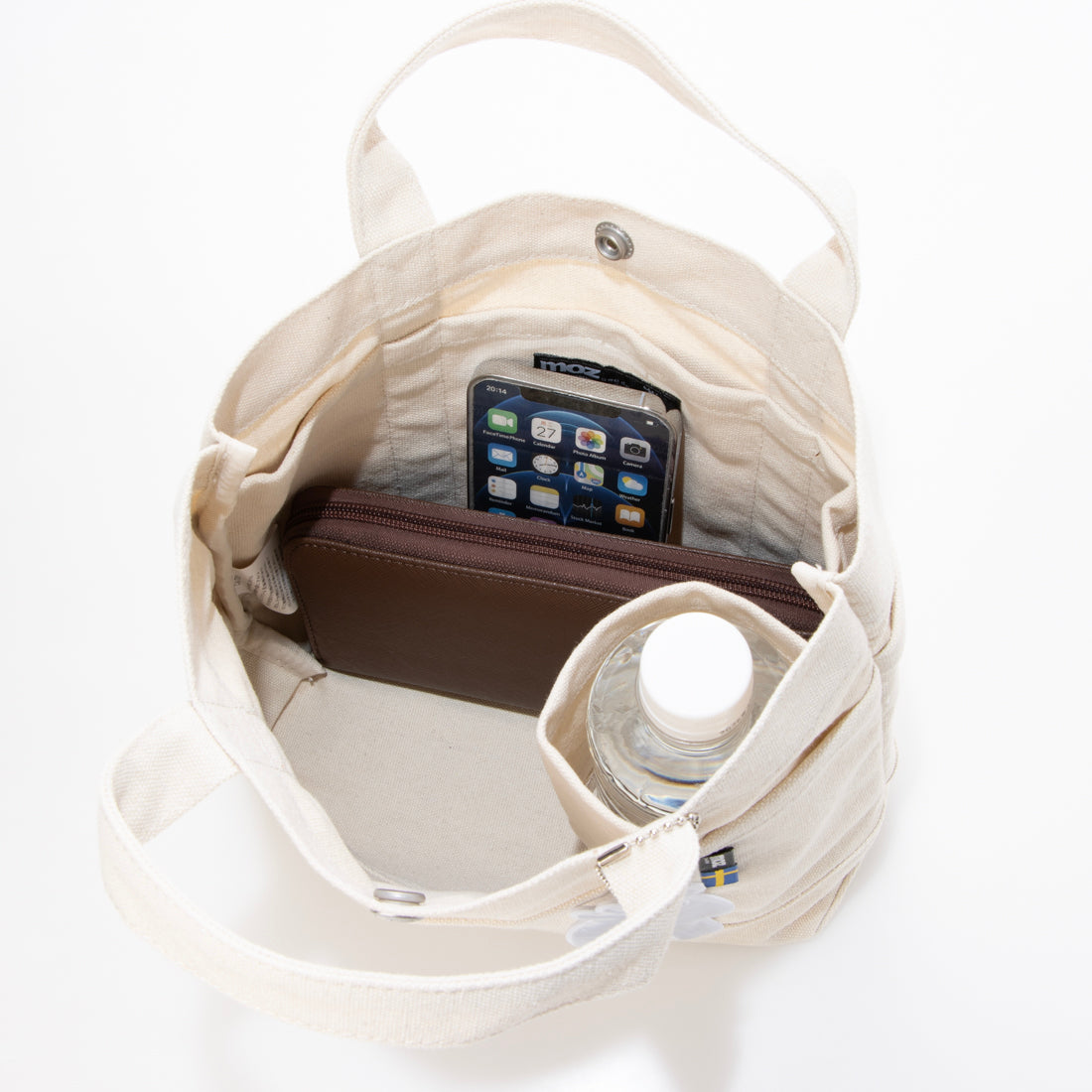 モズ moz キャンバス ランチトートバッグ （85.ピンク） 85.ピンク