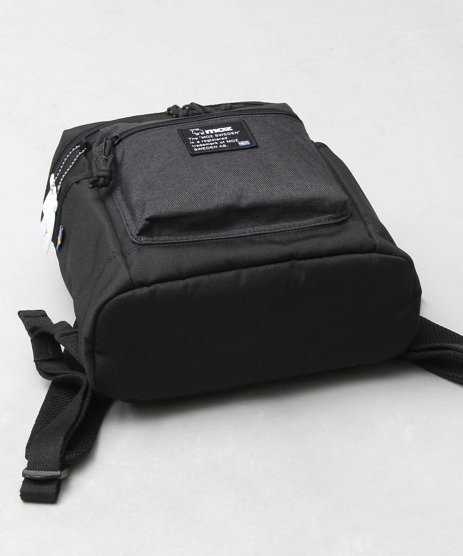 モズ moz 2WAY ミニリュック マザーズバッグ バックパック リフレクトチャーム付き 通勤 通学 A4収納 （グレー×ネイビー） グレー×ネイビー