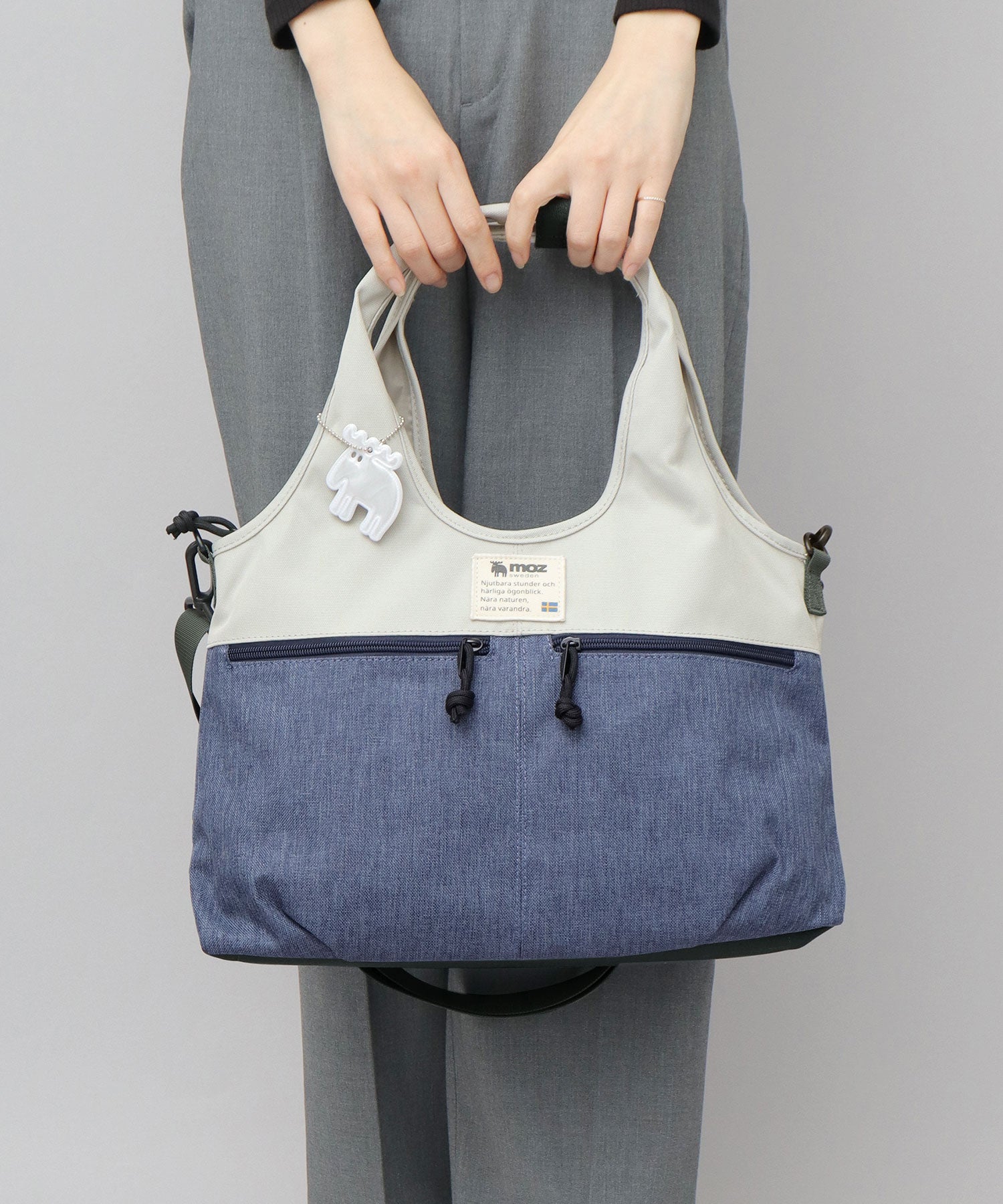 モズ moz ハンドバッグ ショルダーバッグ レディース バッグ ブラック 2WAY