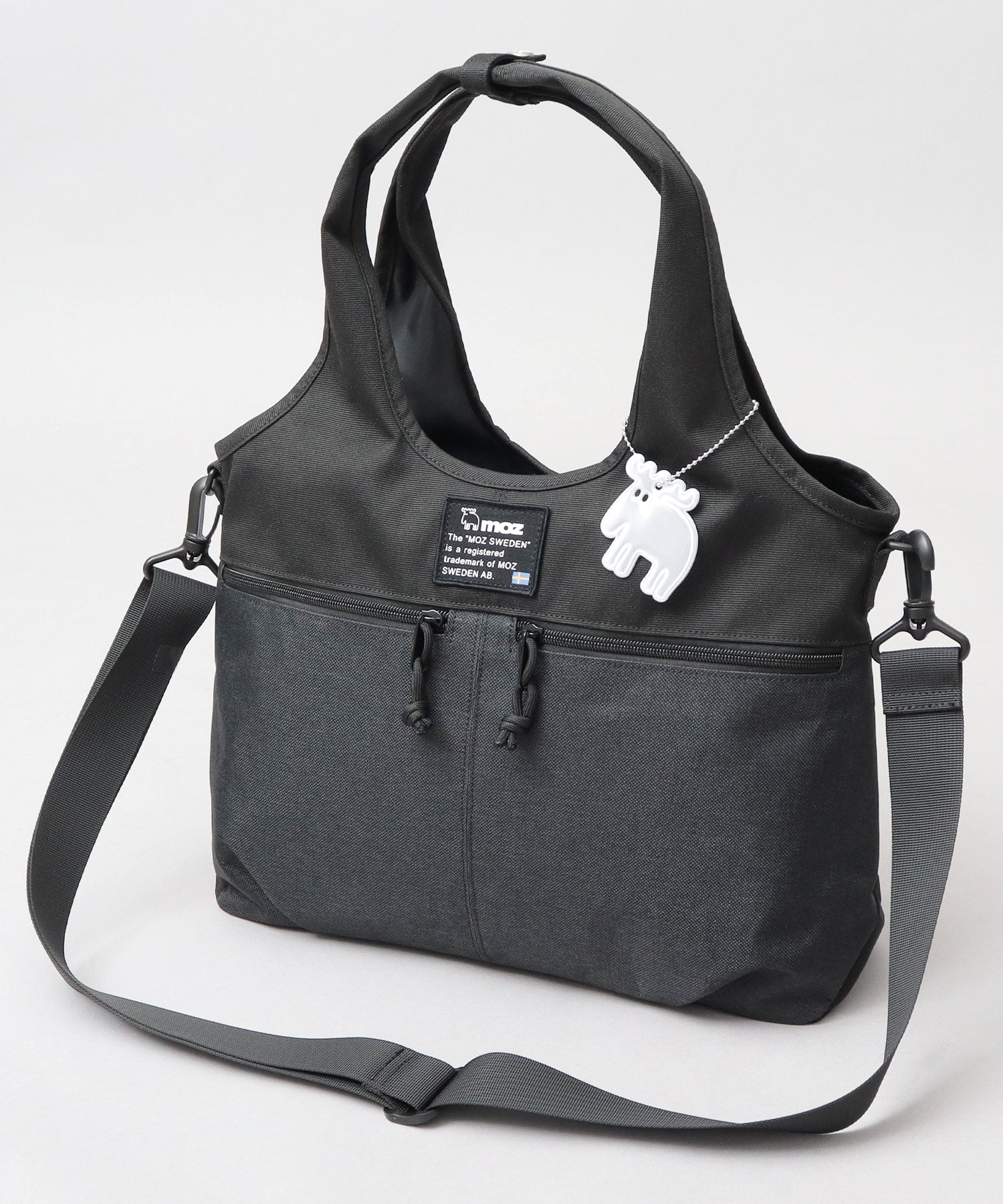 モズ moz ハンドバッグ ショルダーバッグ レディース バッグ ブラック 2WAY