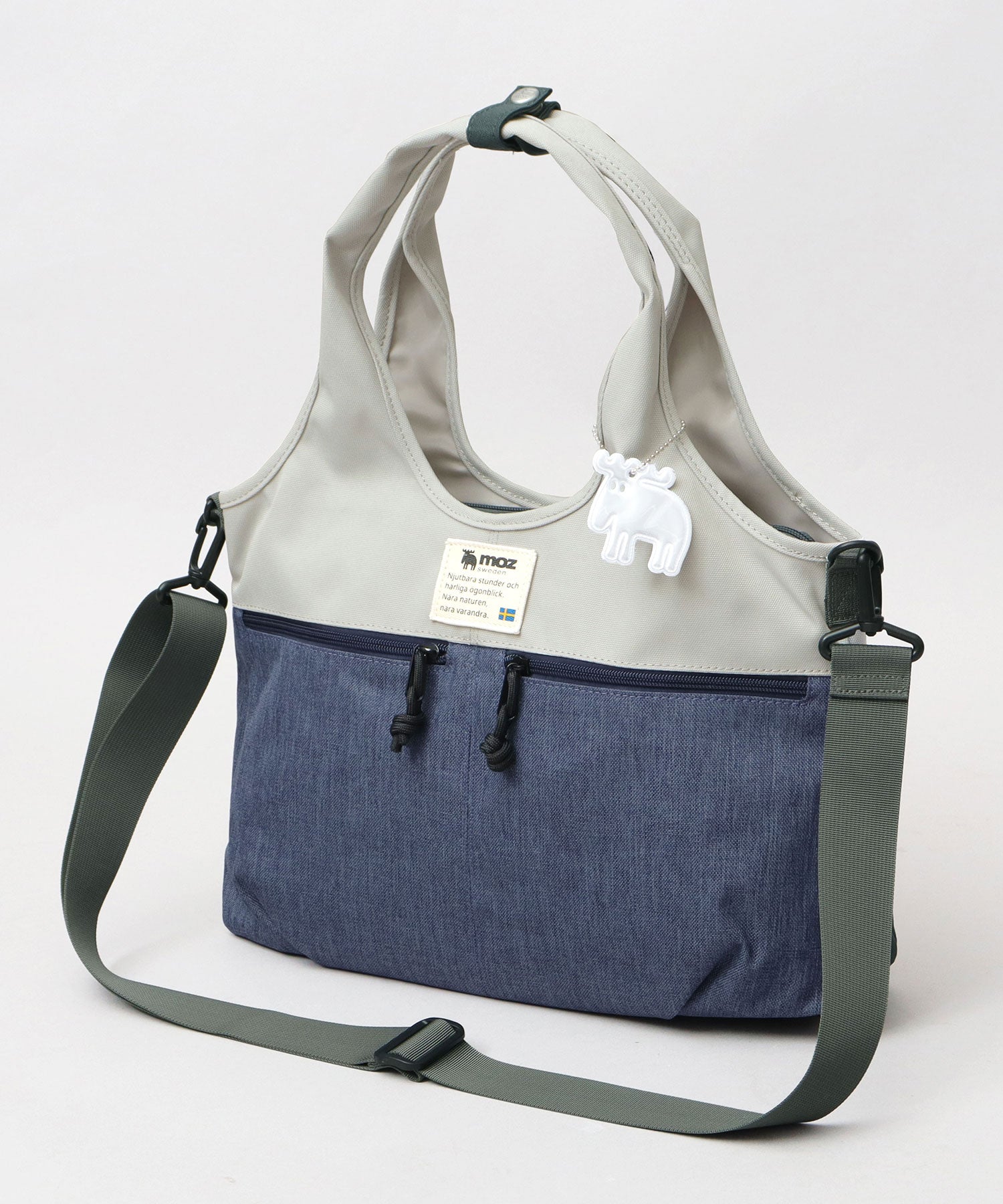 モズ moz ハンドバッグ ショルダーバッグ レディース バッグ ブラック 2WAY