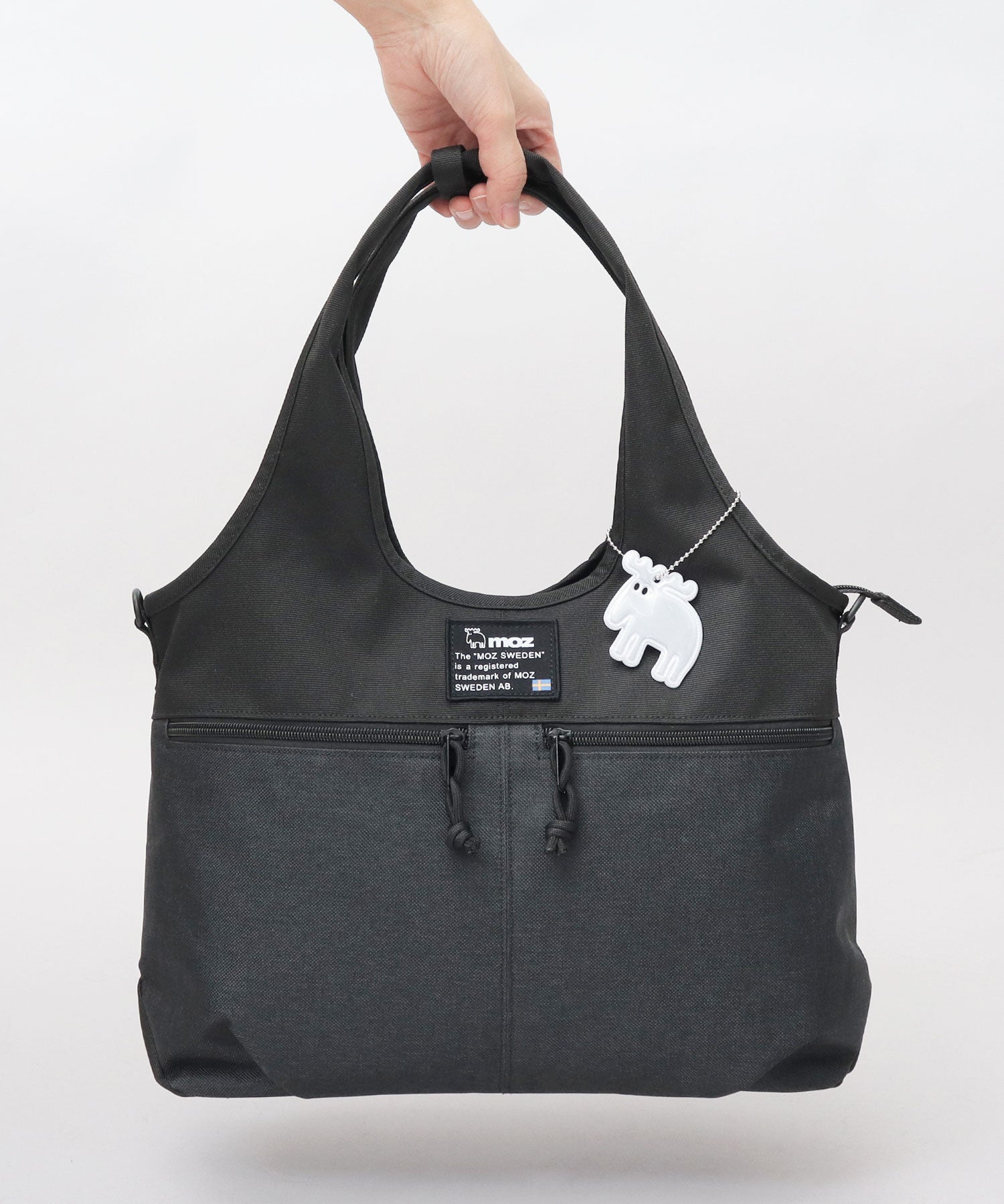 モズ moz ハンドバッグ ショルダーバッグ レディース バッグ ブラック 2WAY