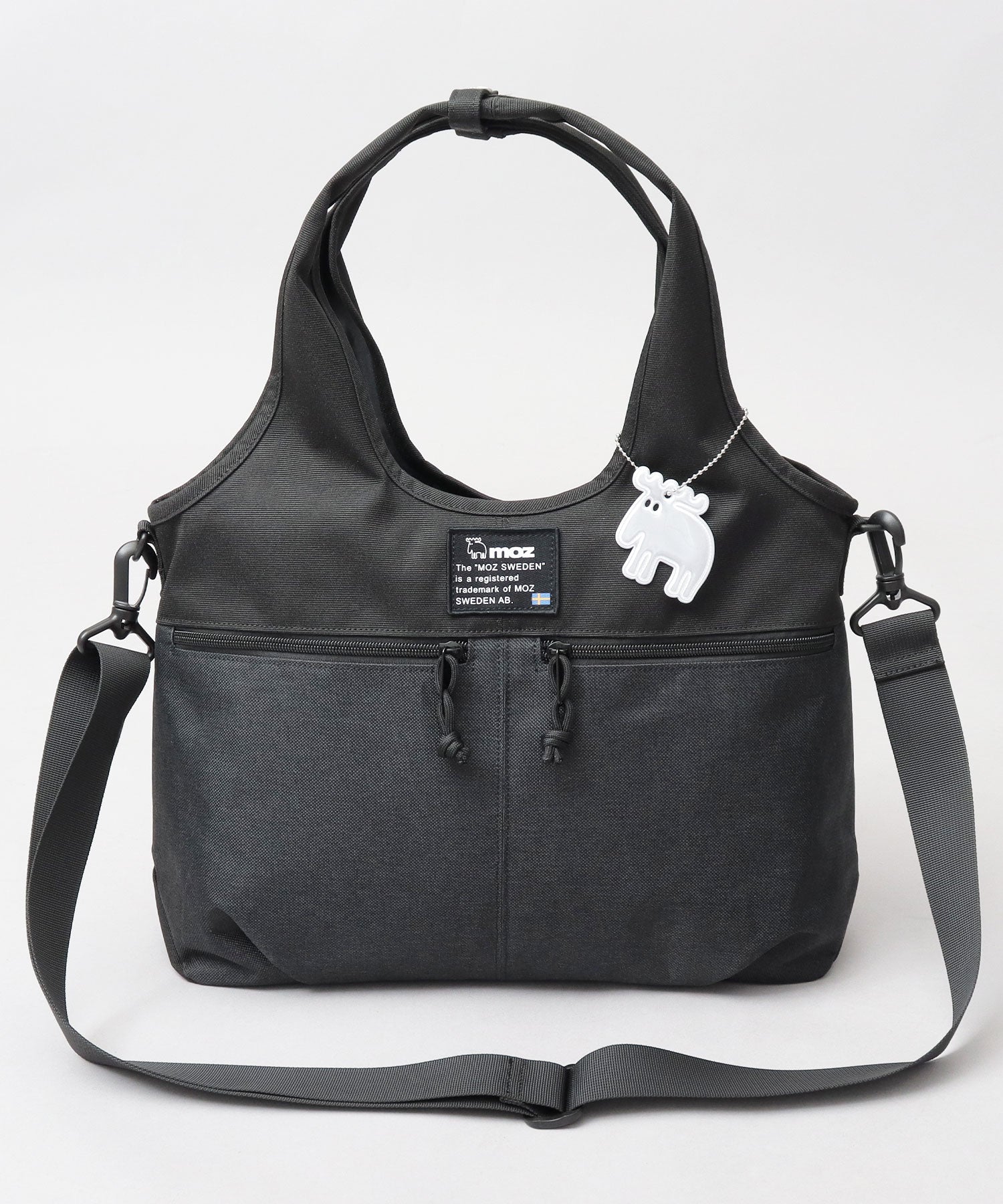 モズ moz ハンドバッグ ショルダーバッグ レディース バッグ ブラック 2WAY