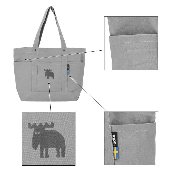 モズ moz moz 帆布 トートバッグ Lサイズ