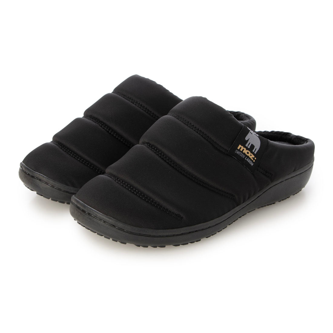 モズ moz MOZ MZ7180  サンダル サボ クロッグシューズ 軽量 moz モズ 靴 滑りにくい スニーカー （BLACK） BLACK