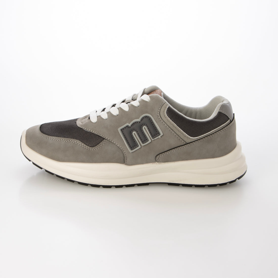 モズ moz MZ5224 MOZ メンズ おしゃれ 厚底 軽量 クッション スニーカー ウォーキング 足長 黒 グレー 歩きやすい （GRAY） GRAY