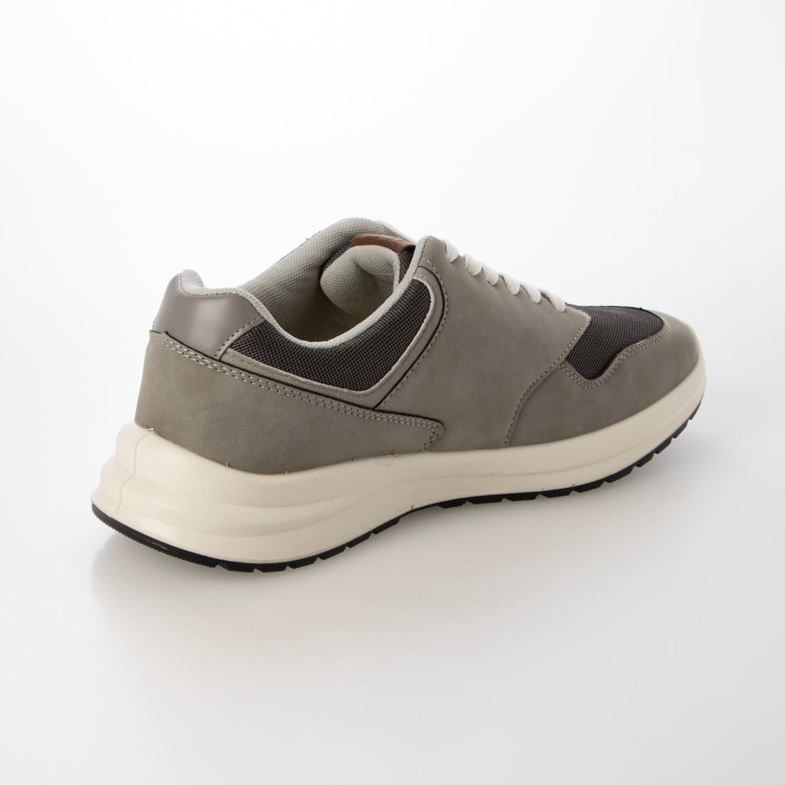 モズ moz MZ5224 MOZ メンズ おしゃれ 厚底 軽量 クッション スニーカー ウォーキング 足長 黒 グレー 歩きやすい （GRAY） GRAY