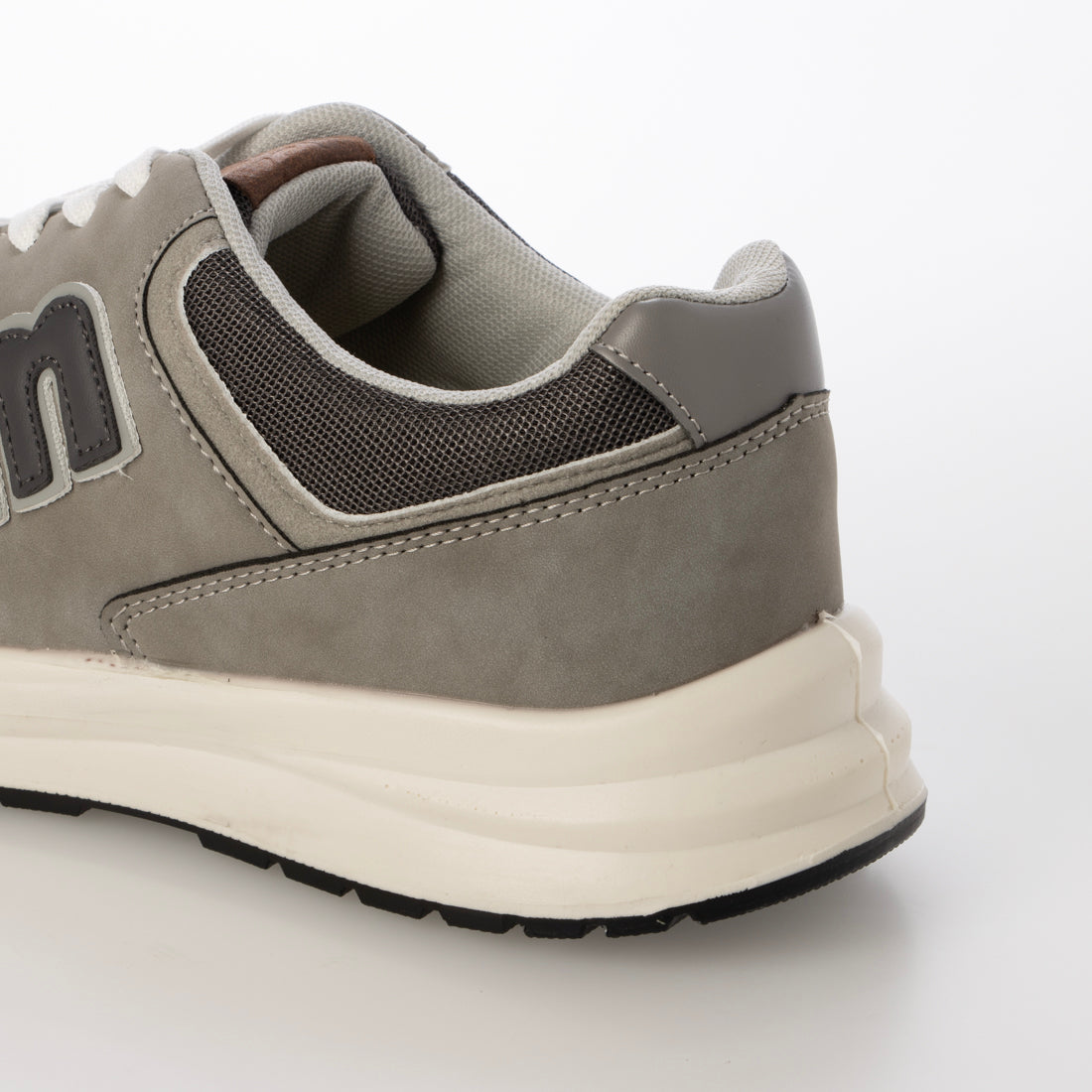 モズ moz MZ5224 MOZ メンズ おしゃれ 厚底 軽量 クッション スニーカー ウォーキング 足長 黒 グレー 歩きやすい （GRAY） GRAY