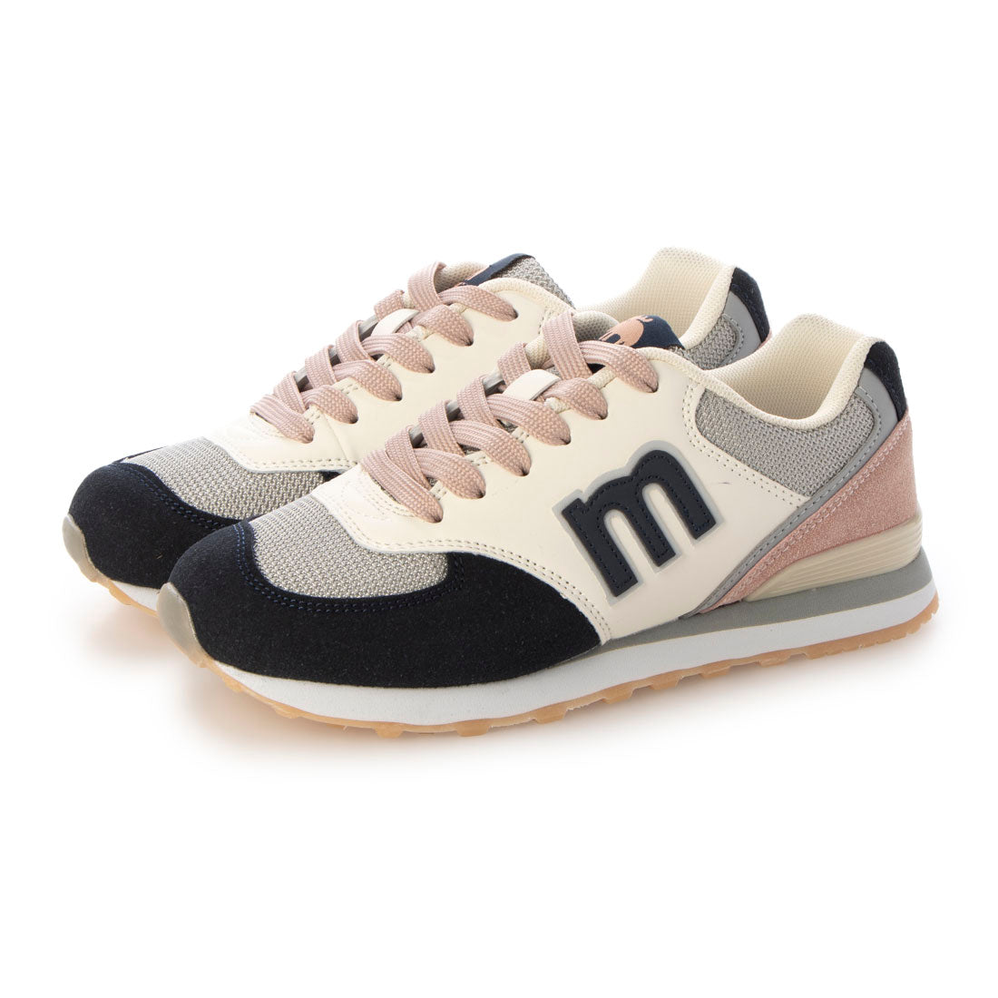 モズ moz moz モズ MZ10255 スニーカー レディース 軽い 疲れない  靴 おしゃれ 白 黒 疲れない 歩きやすい （NAVY） NAVY