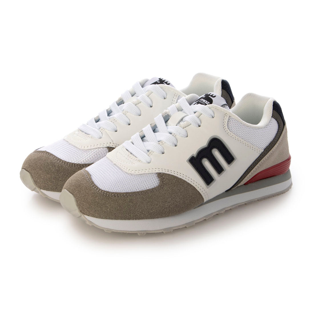 モズ moz スニーカー レディース 軽い 疲れない moz モズ 靴 おしゃれ 白 黒 疲れない 歩きやすい MZ1335 （GRAY/WHITE） GRAY/WHITE