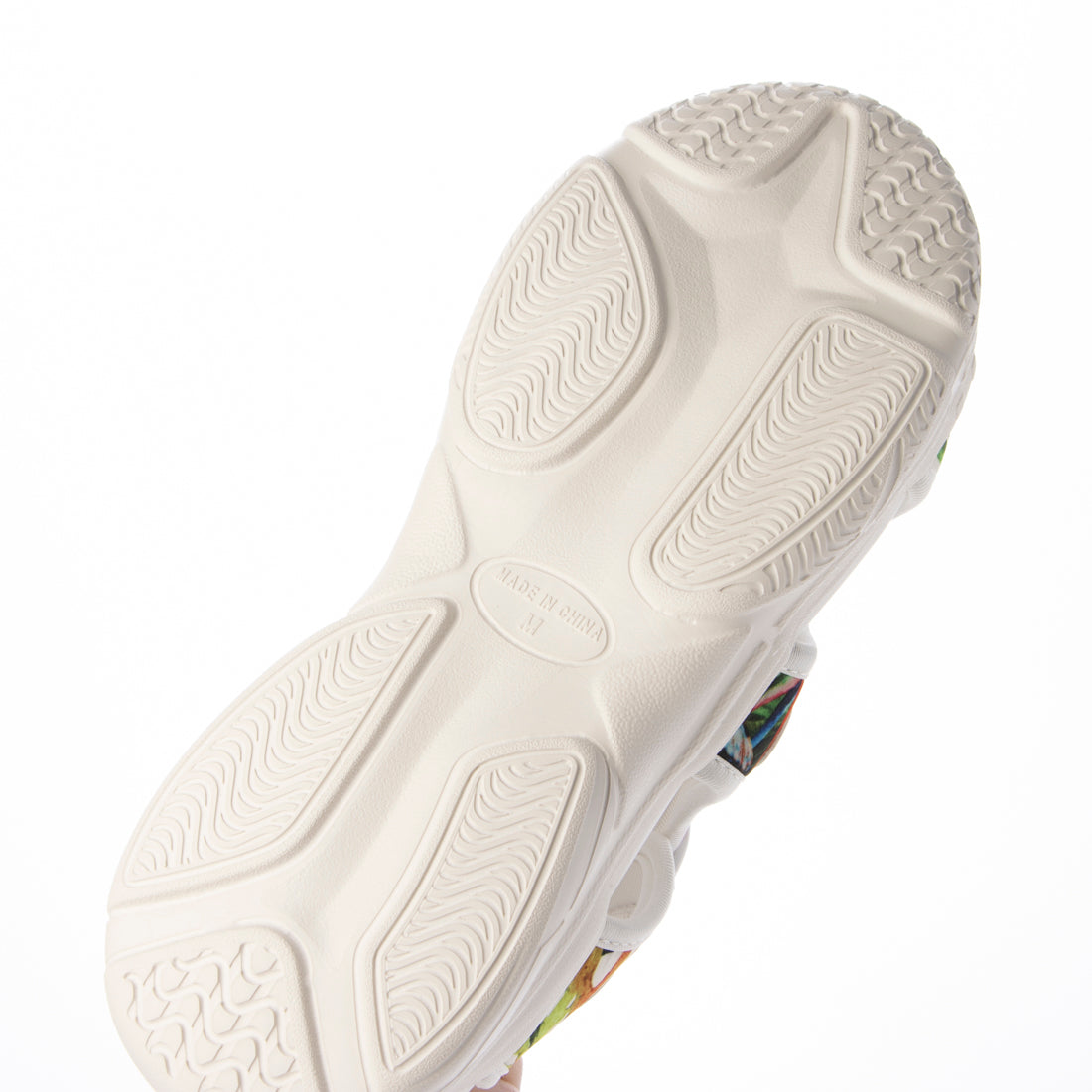 モズ moz レディース サンダル 厚底 超軽量 MOZ カジュアル 室内履き 通学 旅行 おでかけ mz51102 （WHITE/FLOWER） WHITE/FLOWER