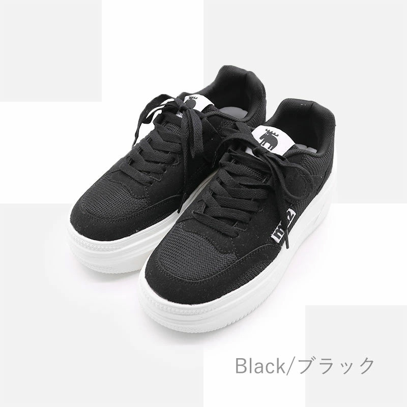 モズ moz ボリュームソールスニーカー （ブラック） ブラック