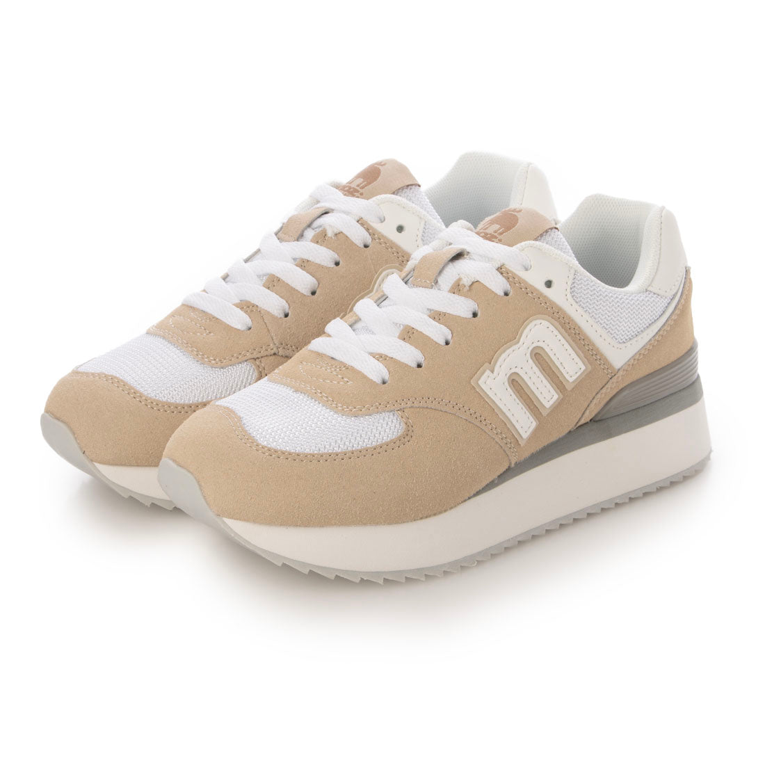モズ moz レディース スニーカー 厚底 モズ:スウェーデン ローゴン MOZ:SWEDEN LAGOM 4267 （ベージュ） ベージュ