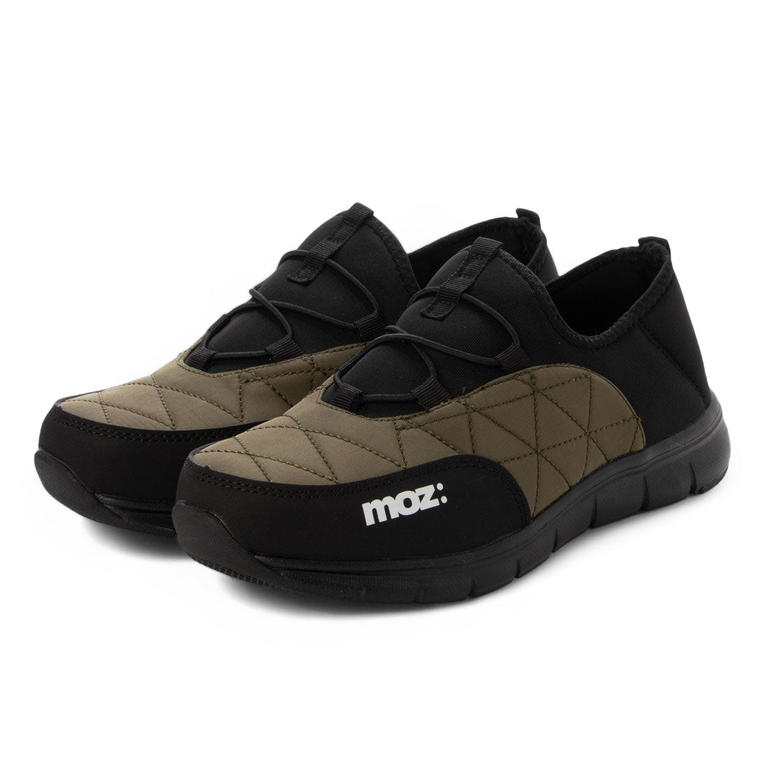 モズ moz レディース スニーカー スリッポン moz: SWEDEN LAGOM モズ スウェーデンローゴン 25295 （カーキ） カーキ