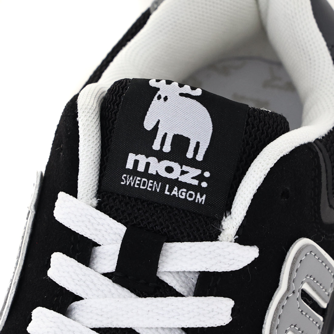 モズ moz レディース スニーカー 厚底エアソール スウェーデン ローゴン ローカット エアソール 厚底 8263 8273 （ブラック） ブラック