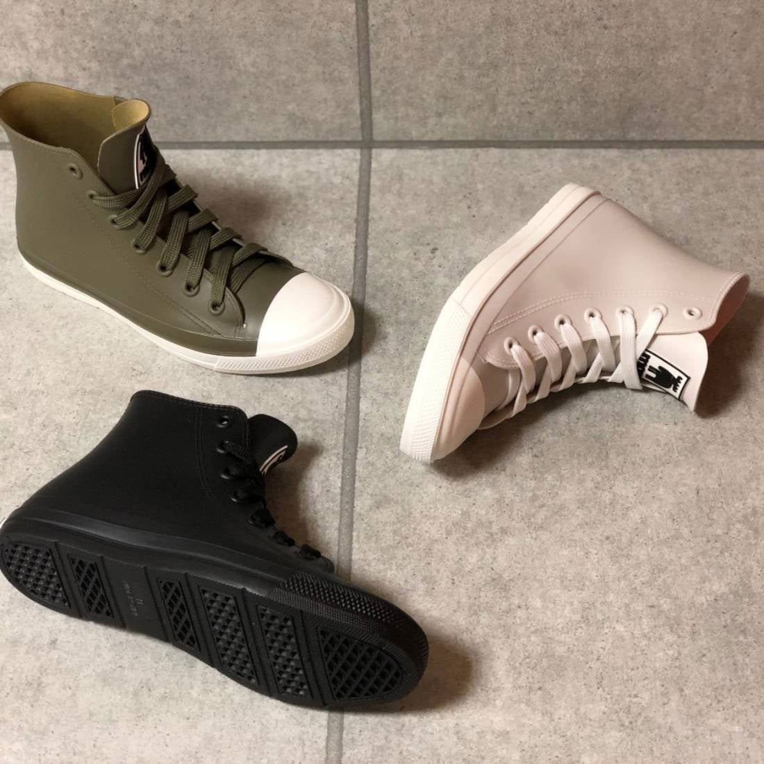 Moz Moz high-cut rain shoes