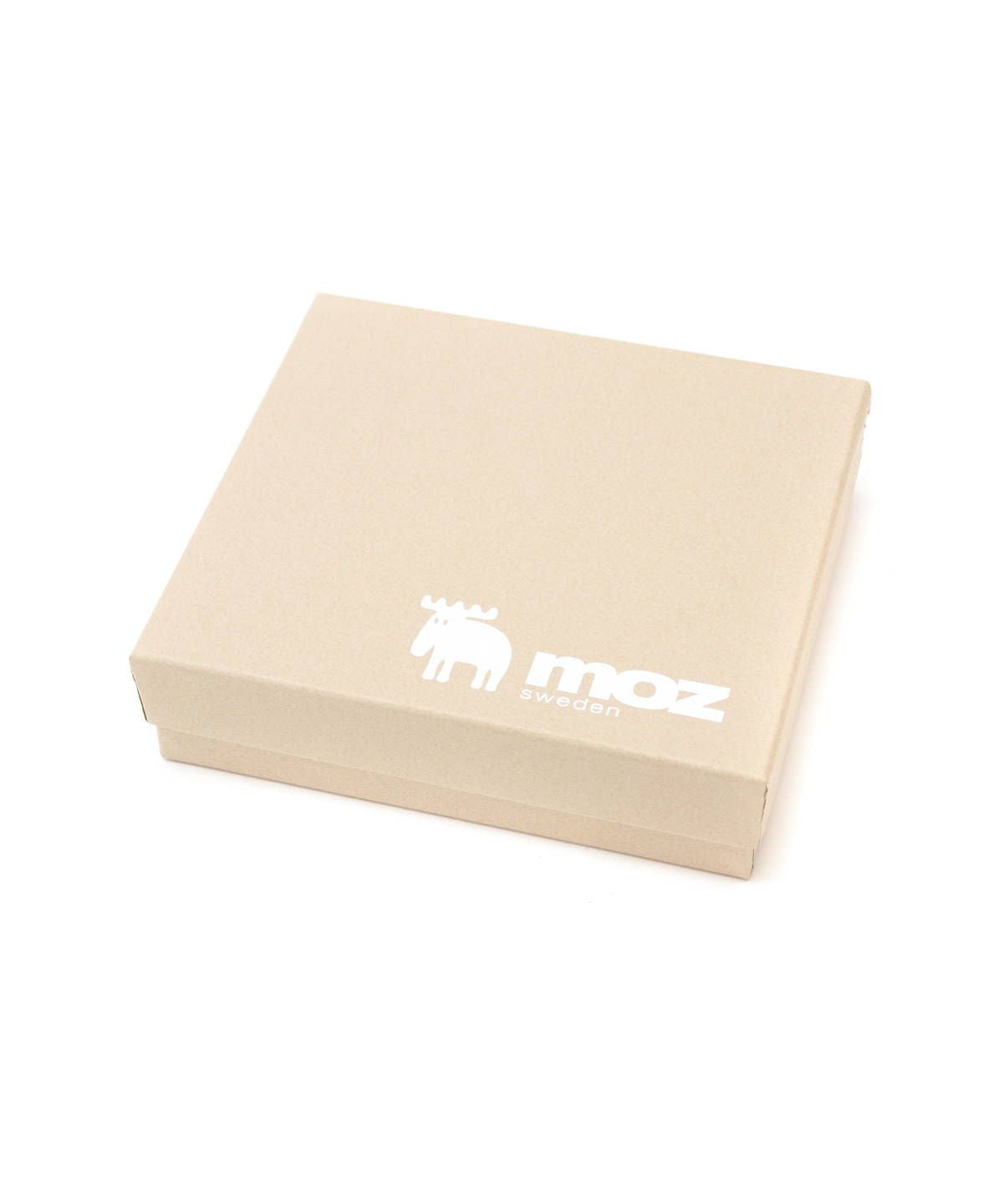 モズ moz モズ 二つ折り財布 moz square スクエア 財布 二つ折り ラウンドファスナー BOX型小銭入れ コンパクト 軽い 本革 ZNWSー86091 （キャメル） キャメル