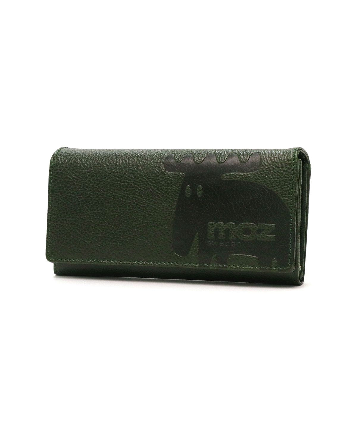 モズ moz モズ 財布 moz かぶせ長財布 Elk 長財布 かぶせ 本革 牛革 レザー 革 ウォレット スウェーデン レディース ZNWEー86122 （グリーン） グリーン