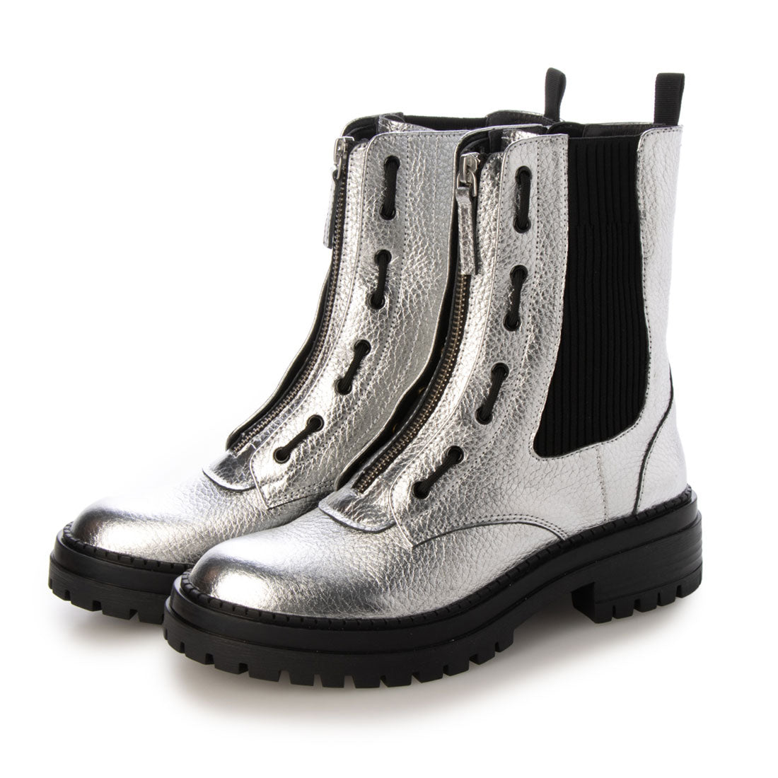 [3way] Front Zipper Side Gore Boots