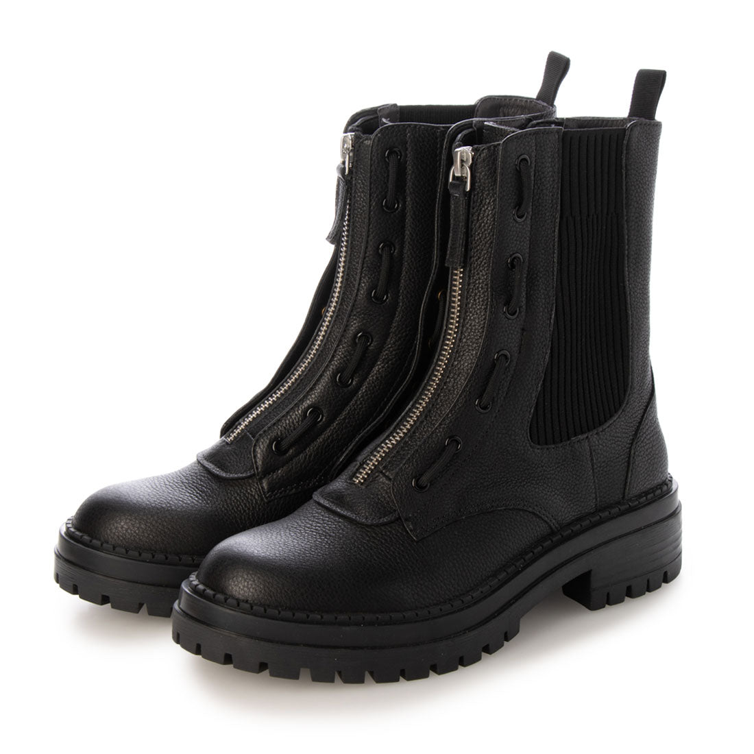 [3way] Front Zipper Side Gore Boots