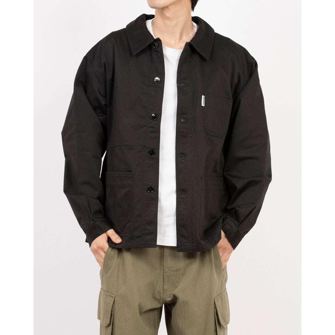 モン ケメル MONT KEMMEL MONT KEMMEL モンケメル COVERALL カバーオール （ブラック） ブラック