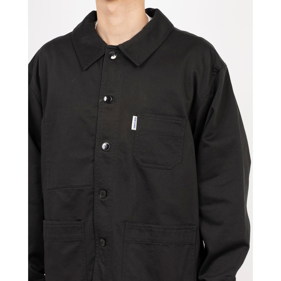 モン ケメル MONT KEMMEL MONT KEMMEL モンケメル COVERALL カバーオール （ブラック） ブラック