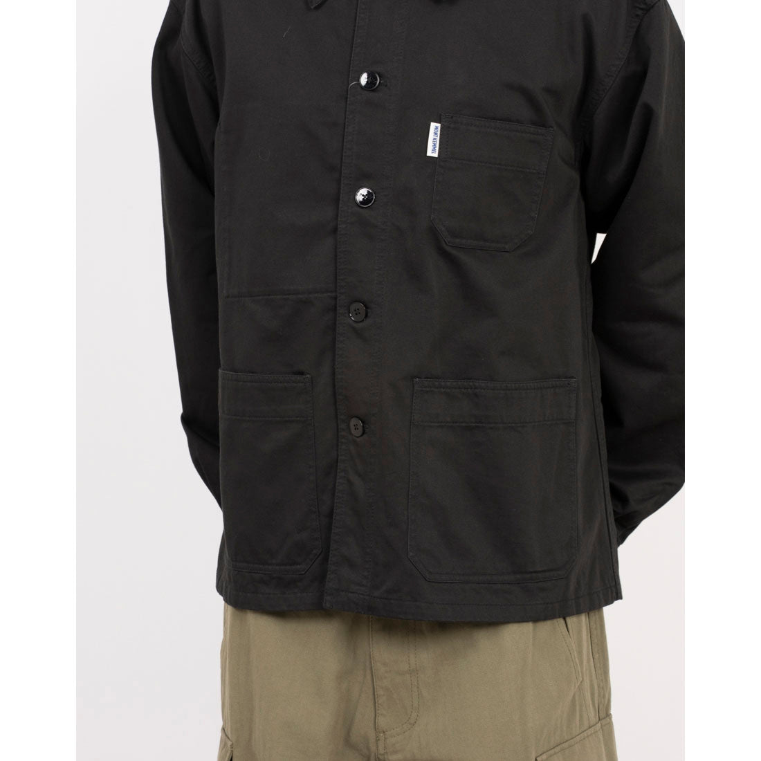 モン ケメル MONT KEMMEL MONT KEMMEL モンケメル COVERALL カバーオール （ブラック） ブラック