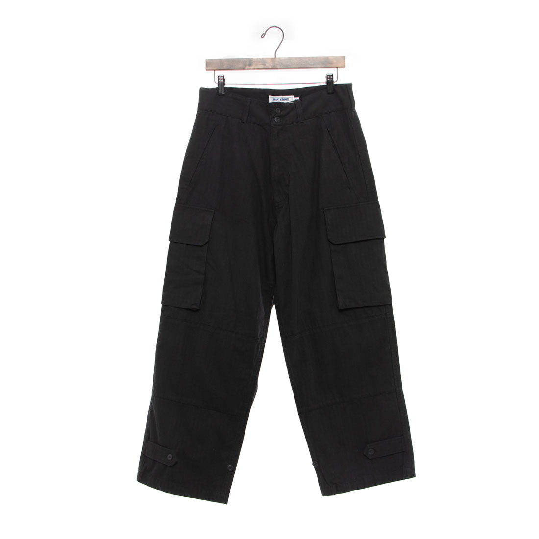 モン ケメル MONT KEMMEL MONT KEMEL M-47 CARGO PANTS COTTON HERRINGBONE モンケメル M-47カーゴパンツ （ブラック） ブラック