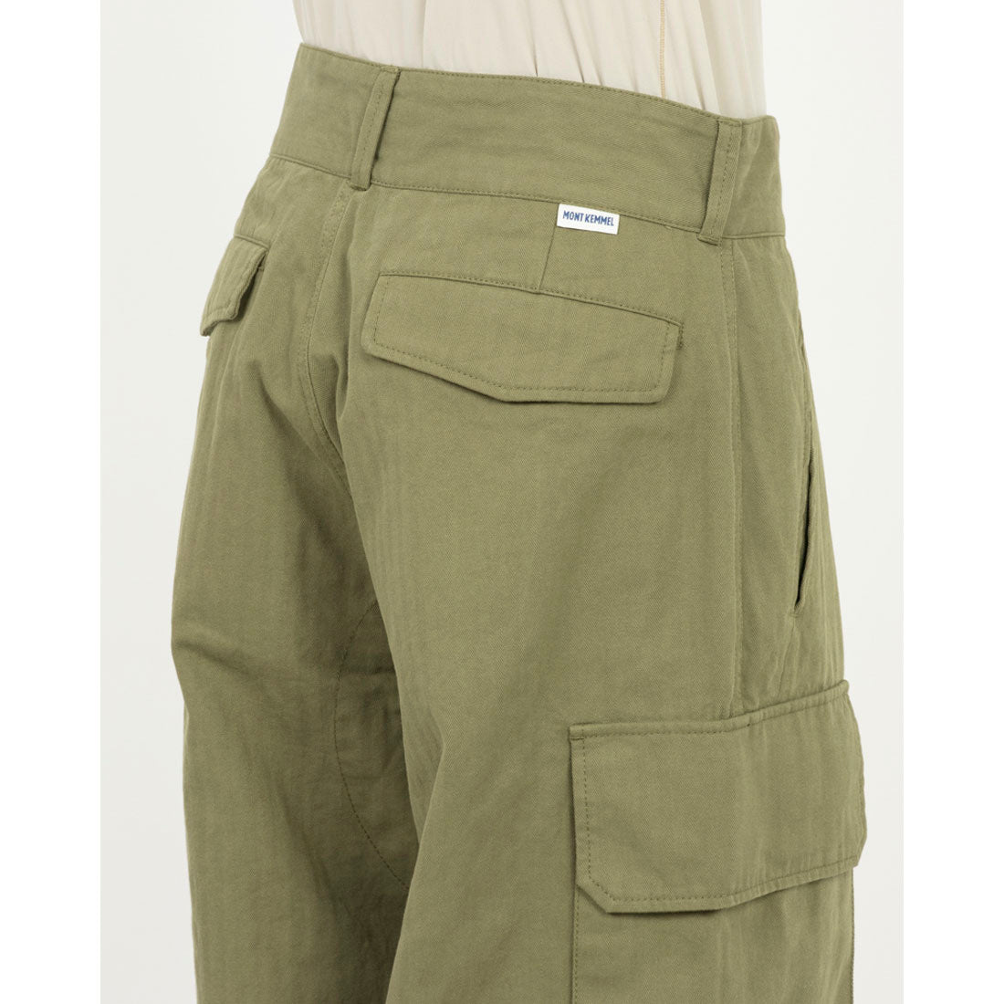モン ケメル MONT KEMMEL MONT KEMEL M-47 CARGO PANTS COTTON HERRINGBONE モンケメル M-47カーゴパンツ （ブラック） ブラック