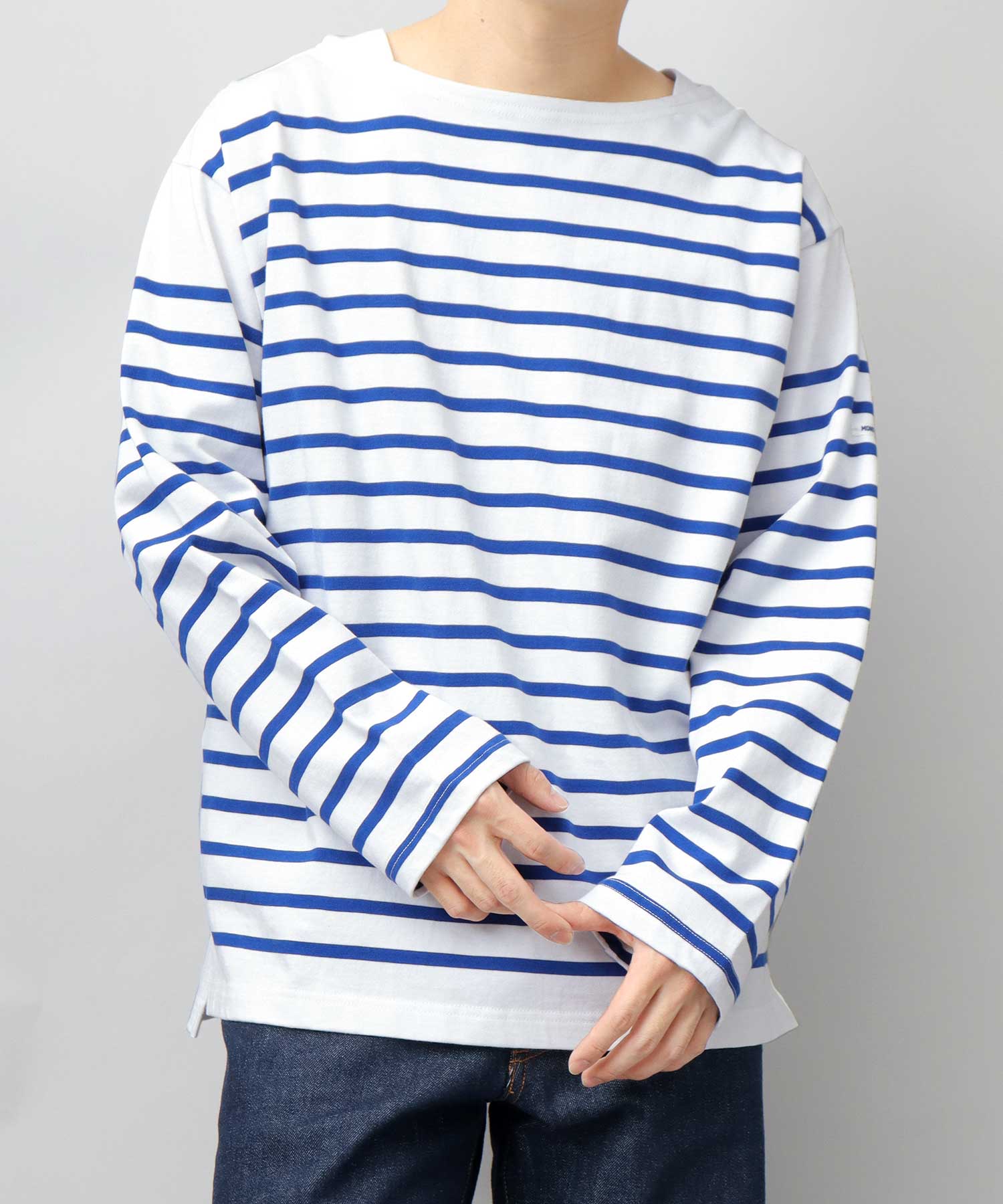 Mont KEMMEL Basque Shirt Border Oversized Long Sleeve T-Shirt Men's Large Size